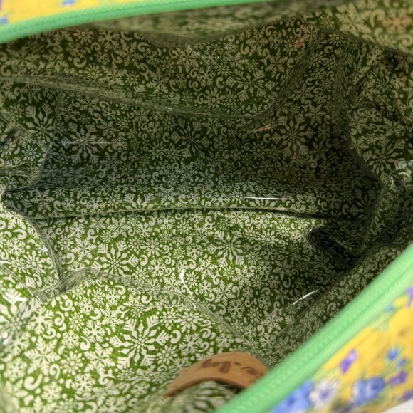 Waterproof Makeup Bag โ Floral & Lace Cosmetic Pouch Handmade - Picture 2 of 4